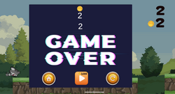 CatDash high score screen